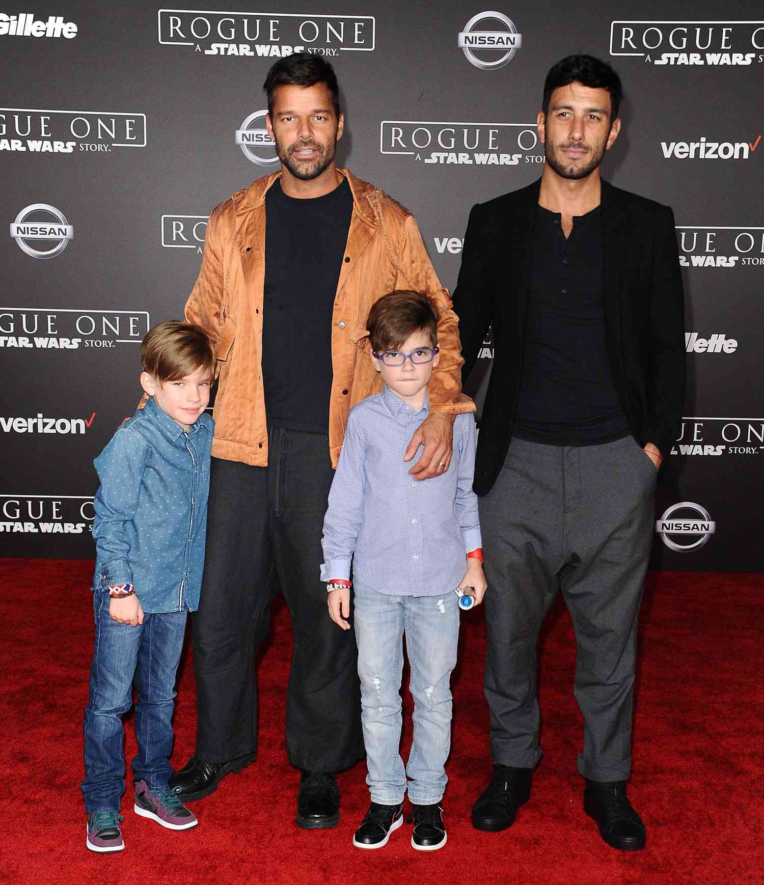 Ricky Martin y familia
