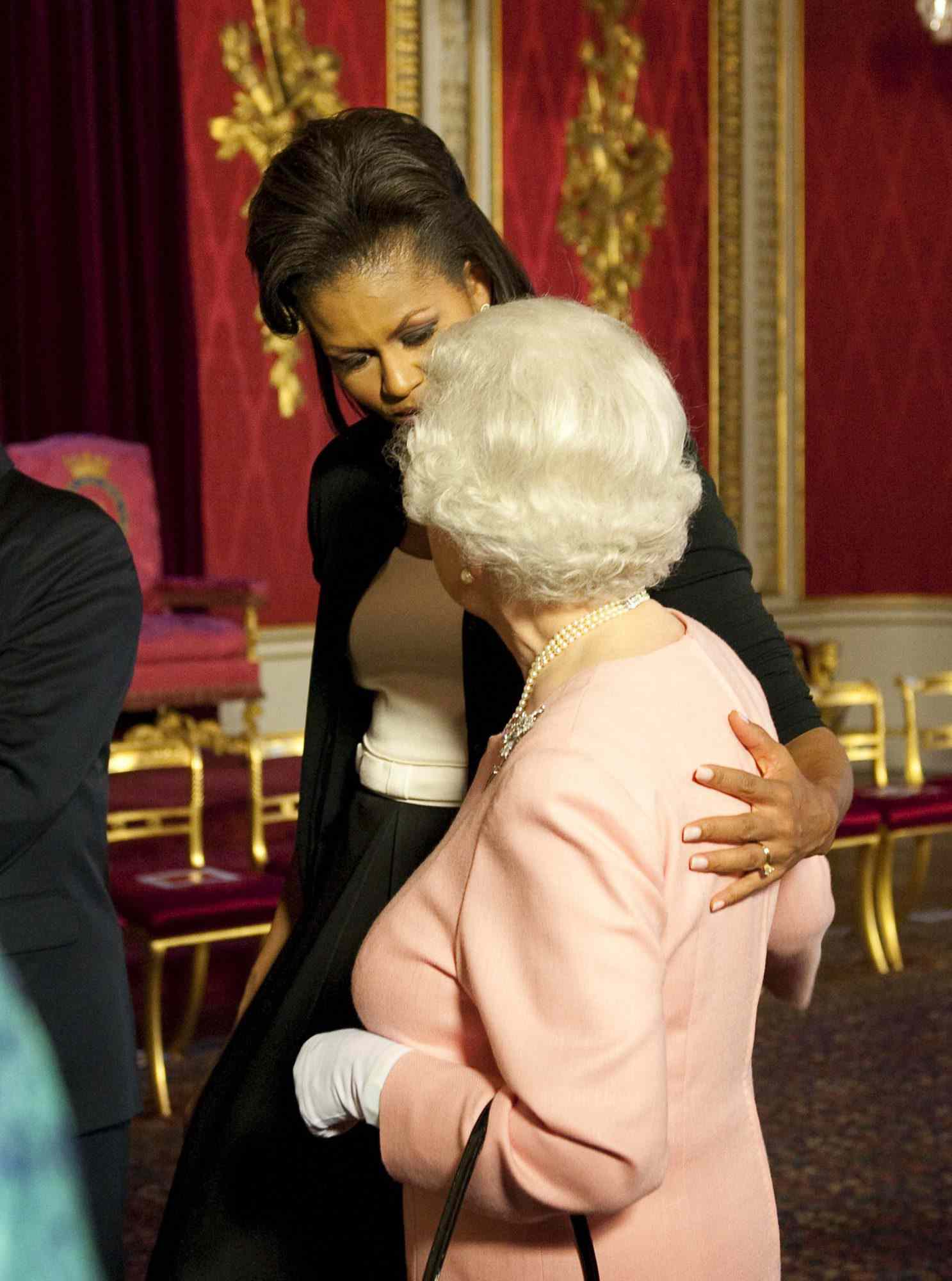 Michelle Obama and Queen Elizabeth