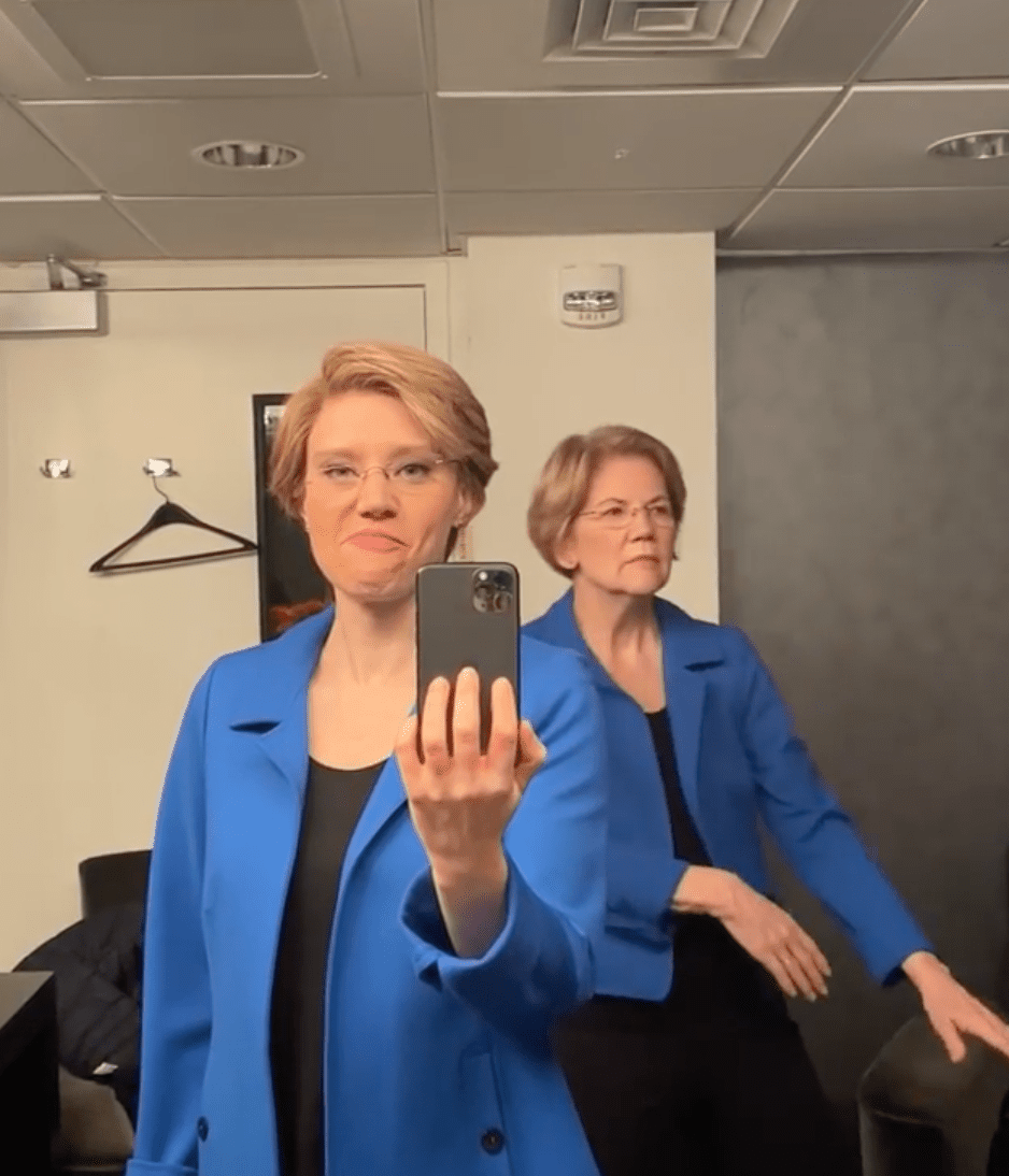 Elizabeth Warren en el TikTok