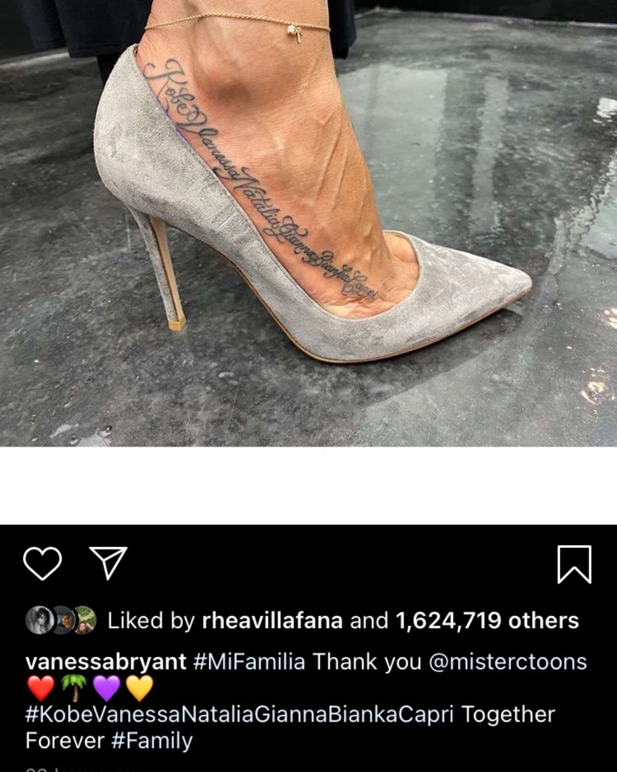 ¡Así reaccionó Khloé Kardashian al ver el nuevo tatuaje de Vanessa Bryant!