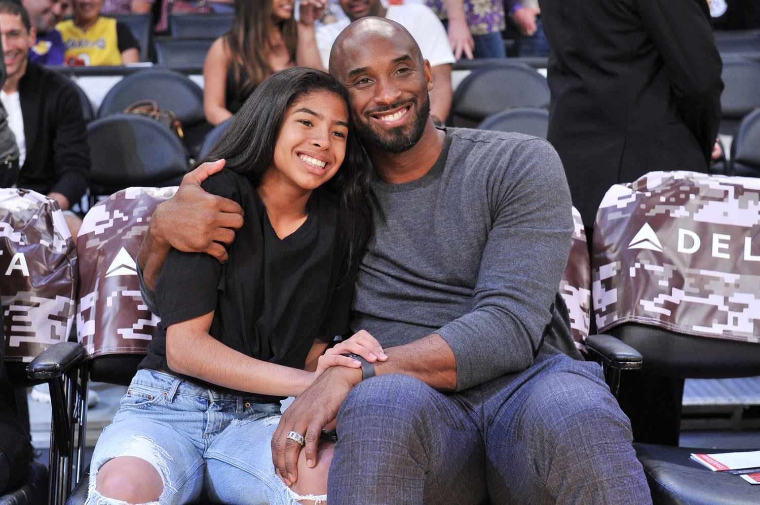 Kobe Bryant and daughter GIanna