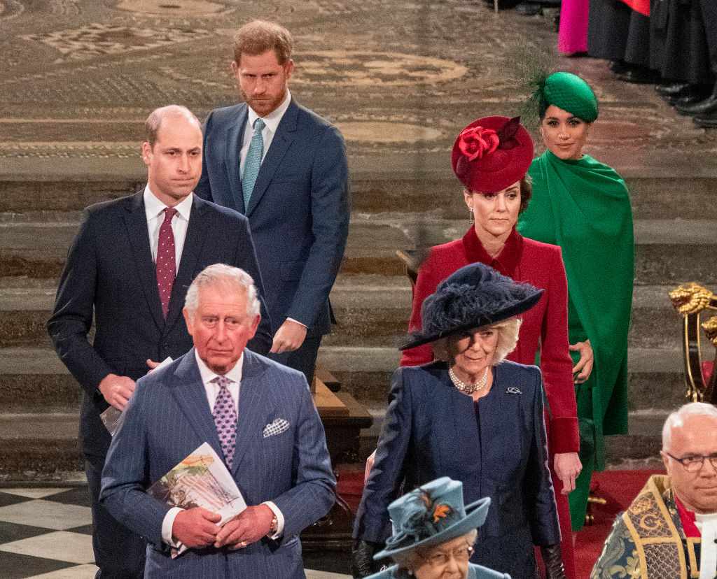 Harry William Meghan Kate Commonwealth Day Service 2020