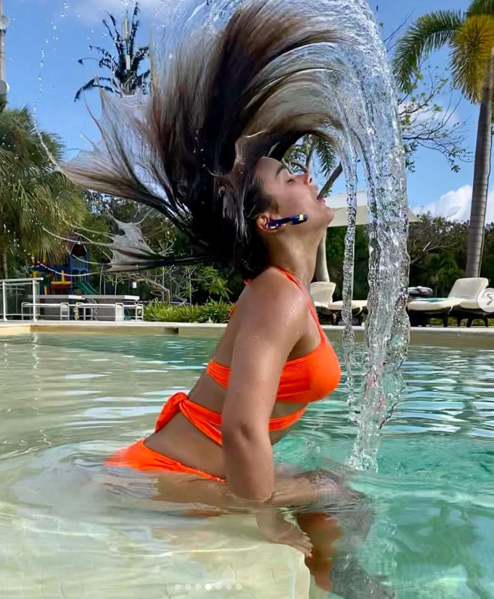 Clarissa Molina en bikini, vacaciones, republica dominicana