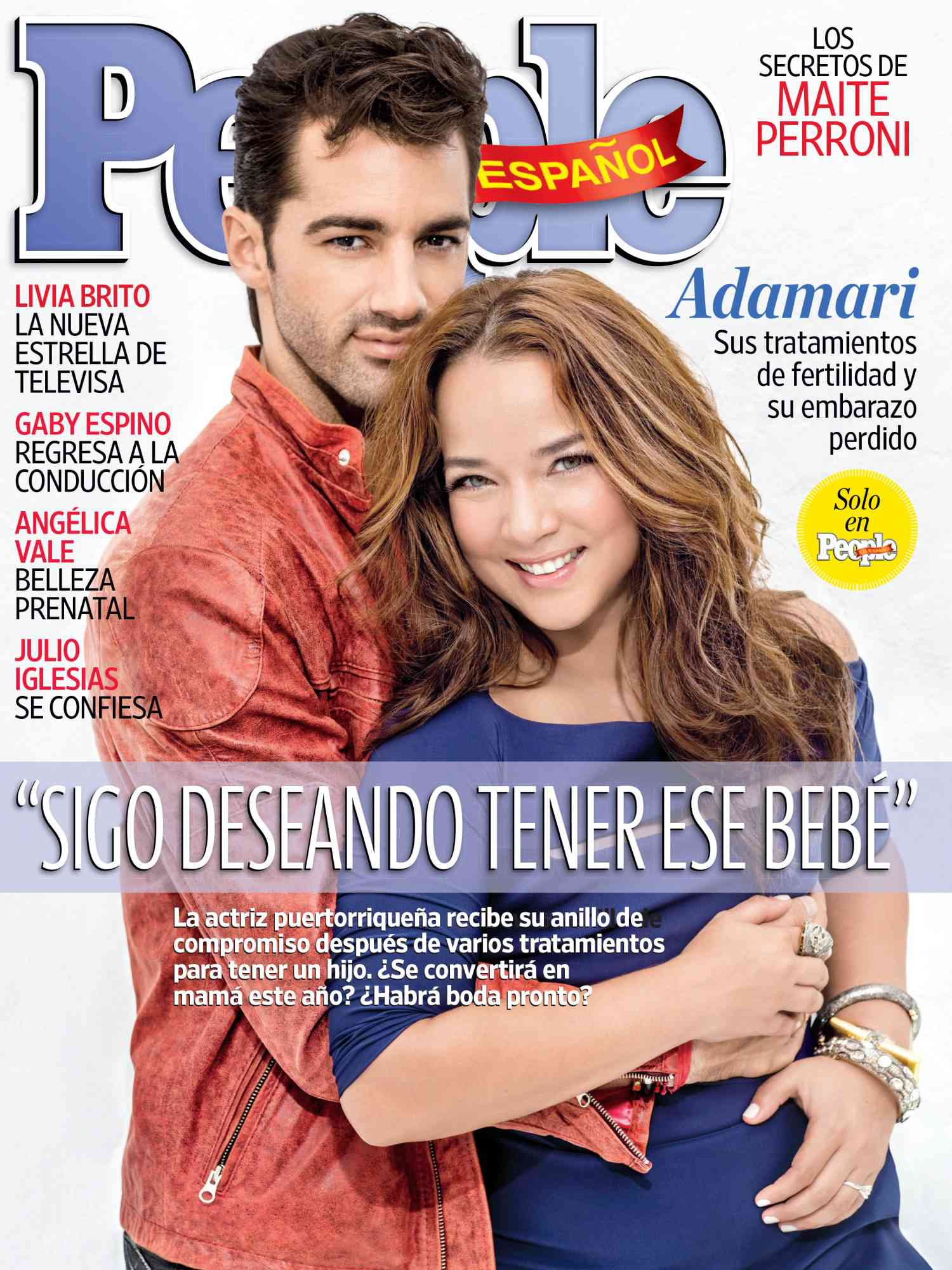 Adamari Lopez y Toni Costa - Agosto 2014 Portada COVER