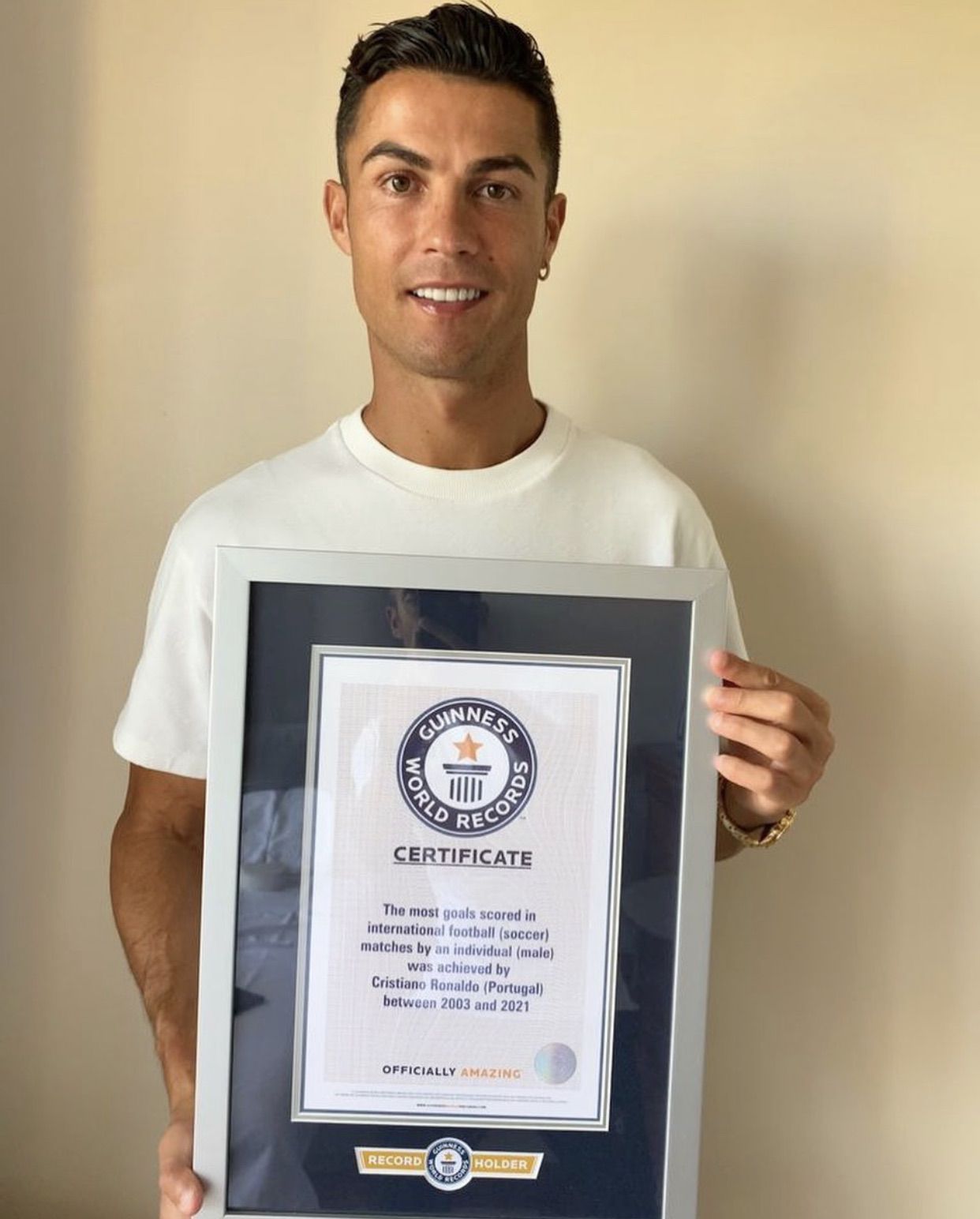 Cristiano Ronaldo Guinness World Record