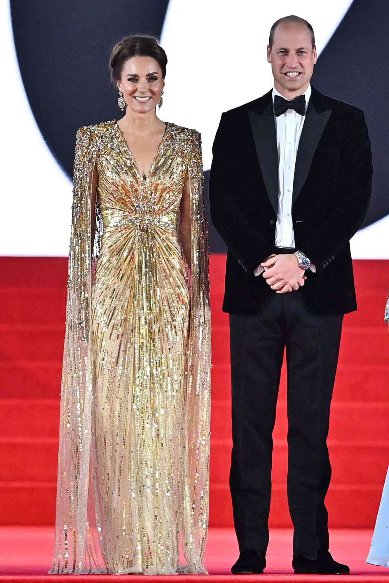 James Bond, No Time to Die estreno, alfombra roja, Kate Middleton