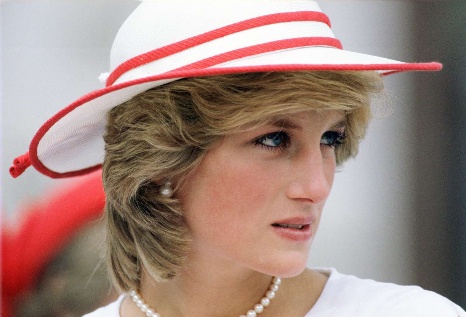 Diana, Princess of Wales during an official visit to Edmonto