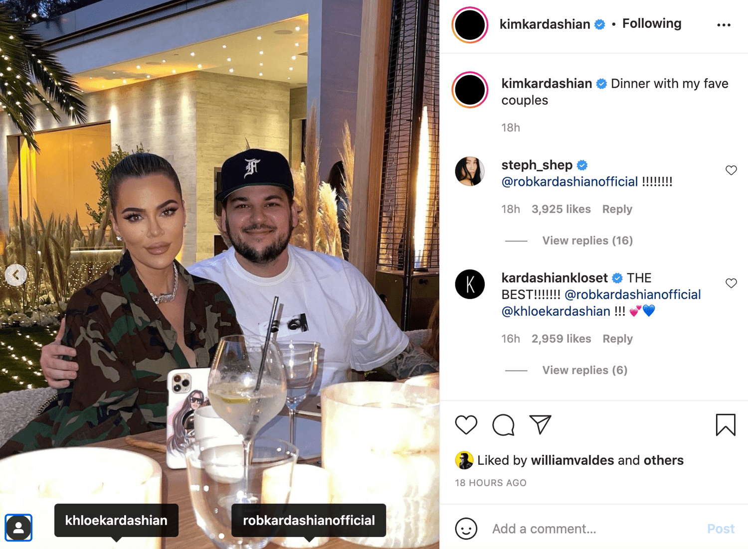 rob kardashian reaparece en redes sociales de kim kim kardashian