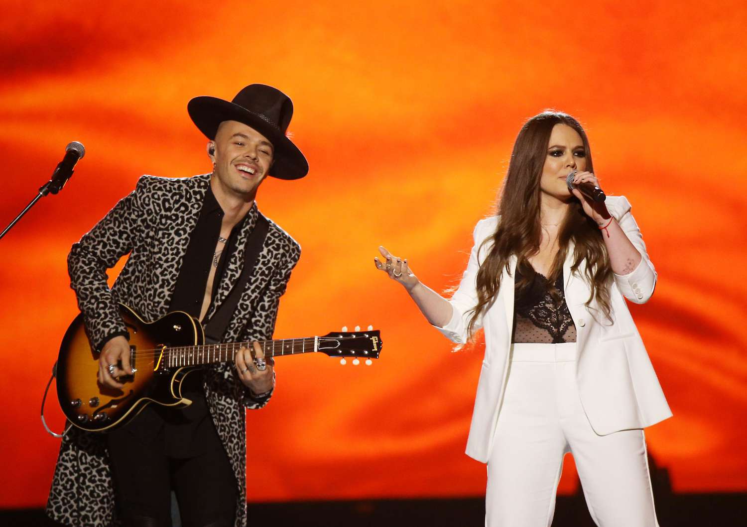 Jesse & Joy perform onstage during The Latin Recording Academy's 2019 Person of the Year Gala