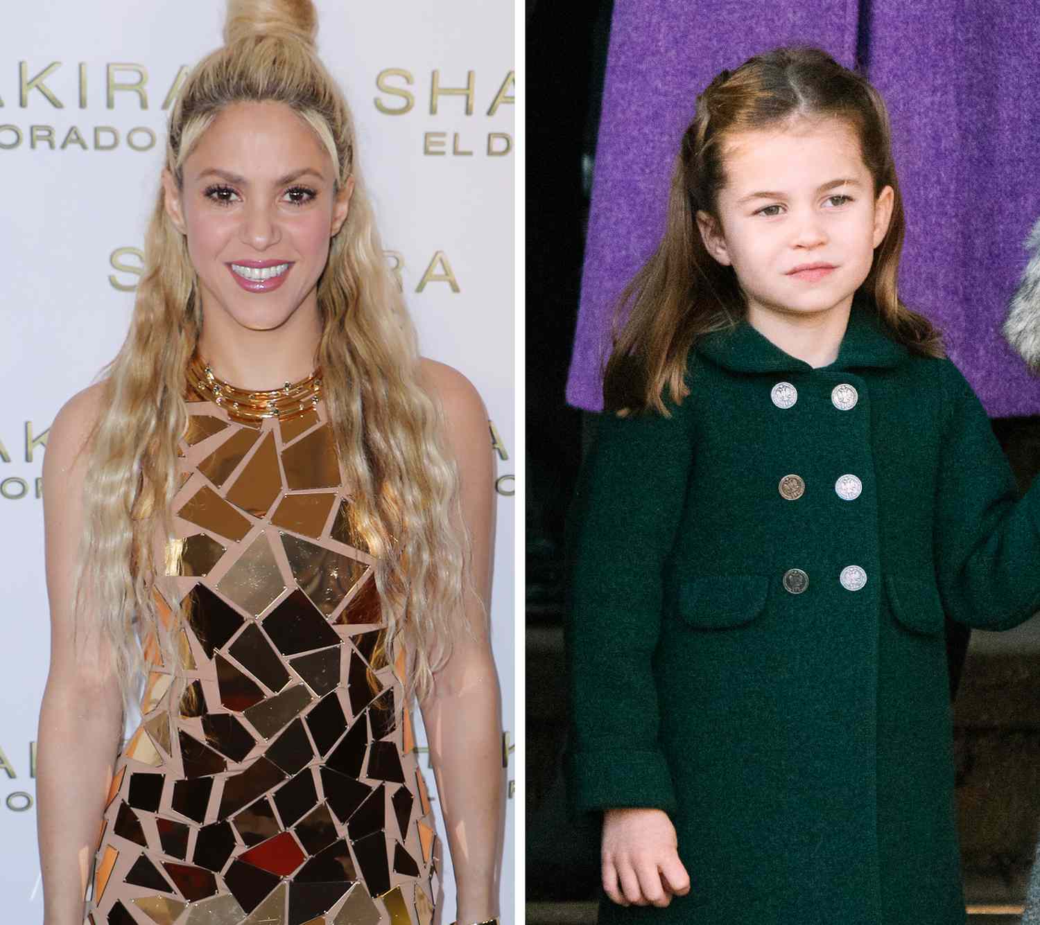 Shakira y Princess Charlotte of Cambridge
