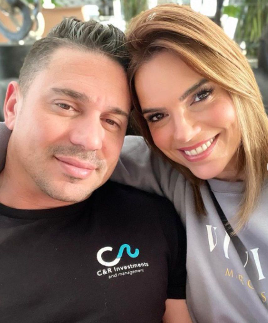 Rashel Díaz y su esposo Carlos