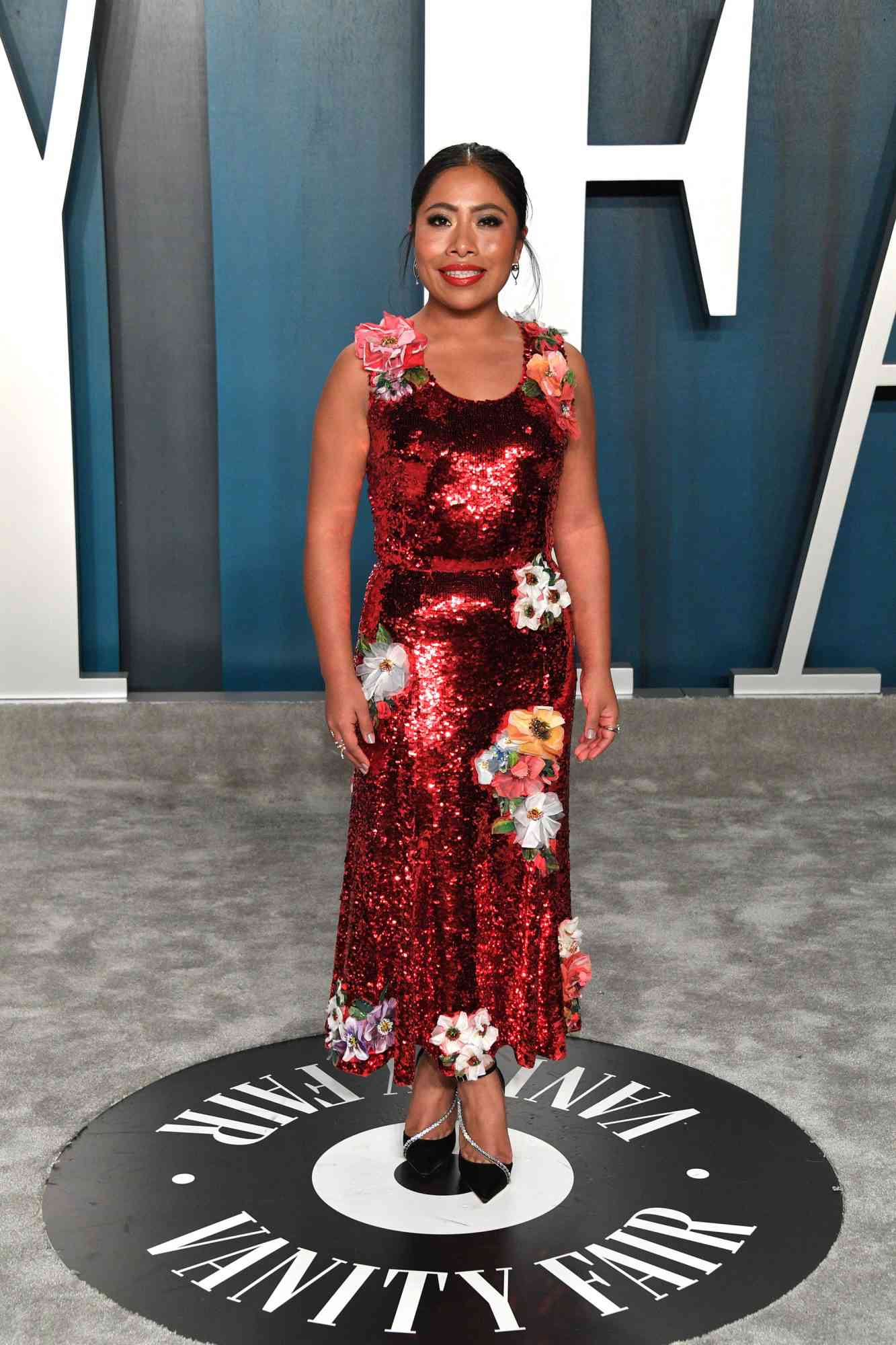 Yalitza Aparicio attends the 2020 Vanity Fair Oscar party