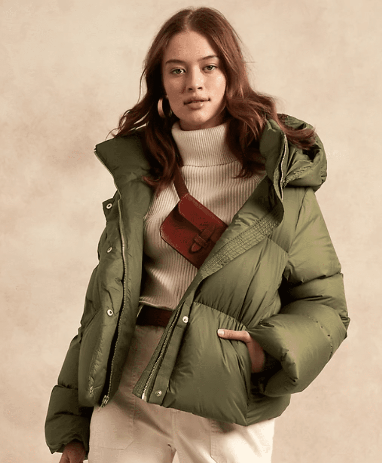 Abrigo, invierno, moda