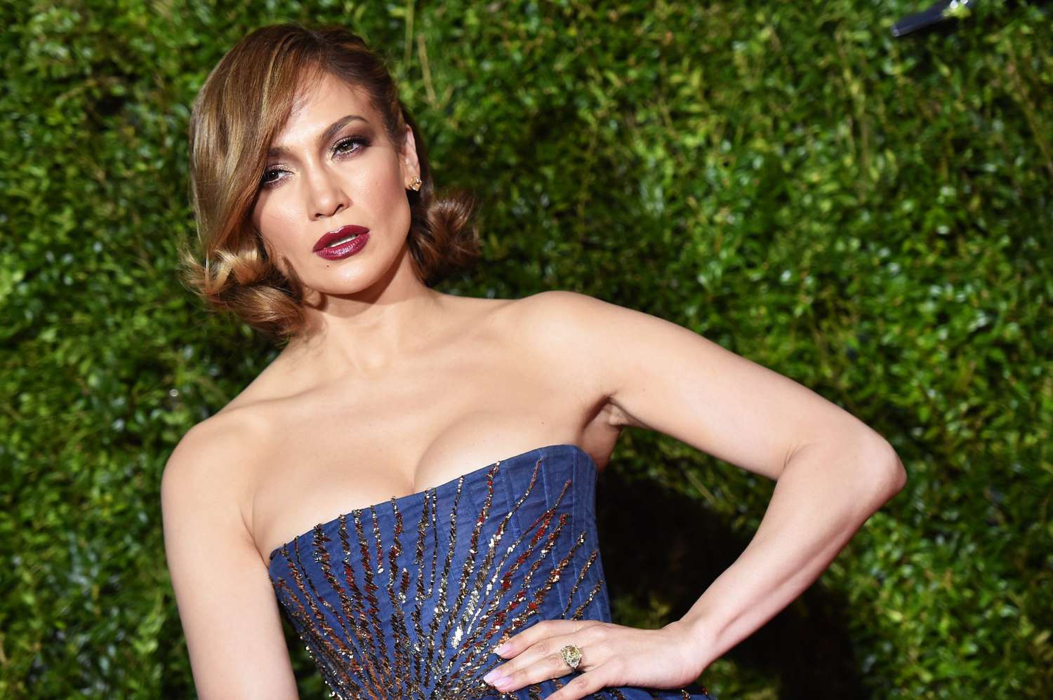 Jennifer Lopez attends the 2015 Tony Awards at Radio City Music Hall on June 7, 2015 in New York City