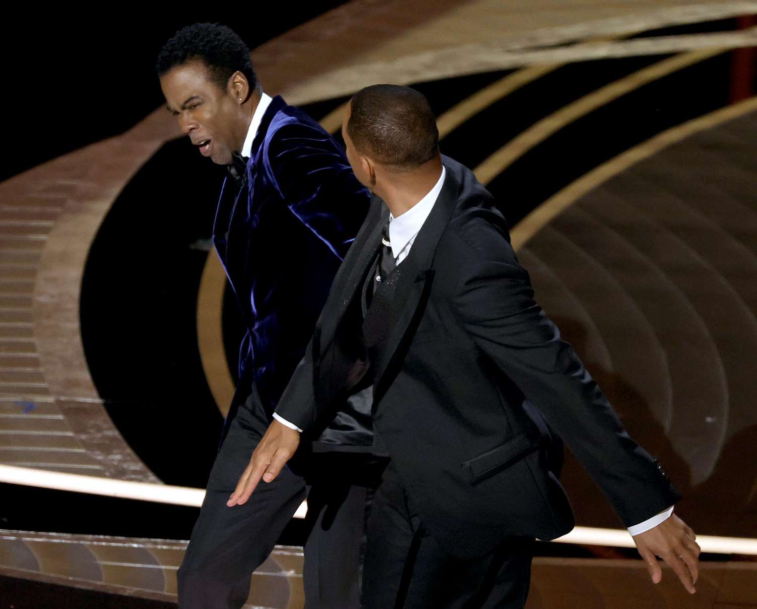 Will Smith slaps Chris Rock at 94th Annual Academy Awards - Show