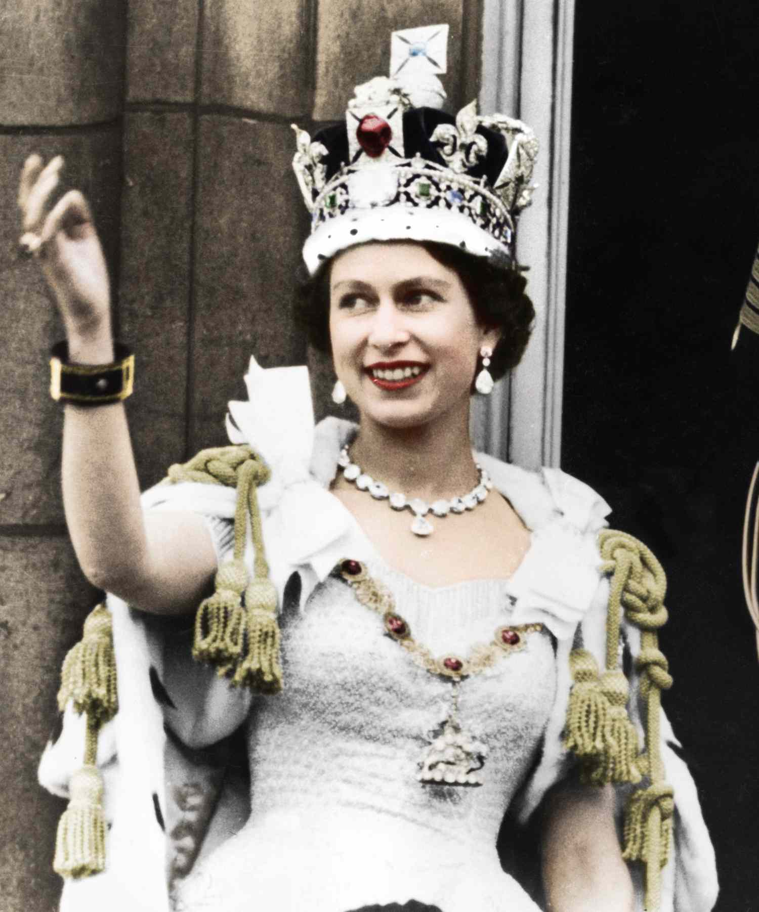 Queen Elizabeth II On Their Coronation Day