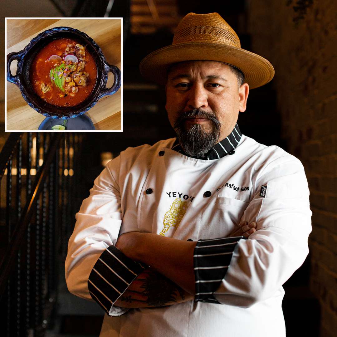 Pozole verde estilo michoacano del chef Rafael Yeyo Ríos, ¡te va a encantar! 