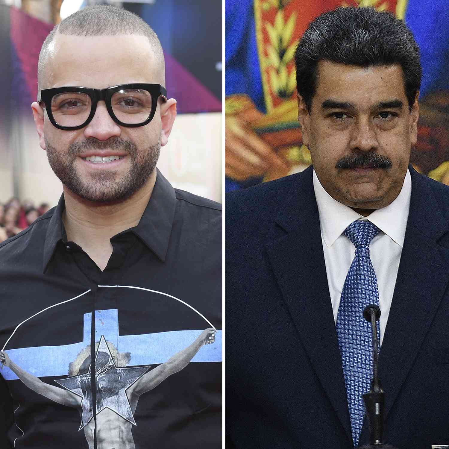Nacho Mendoza y Nicolas Maduro