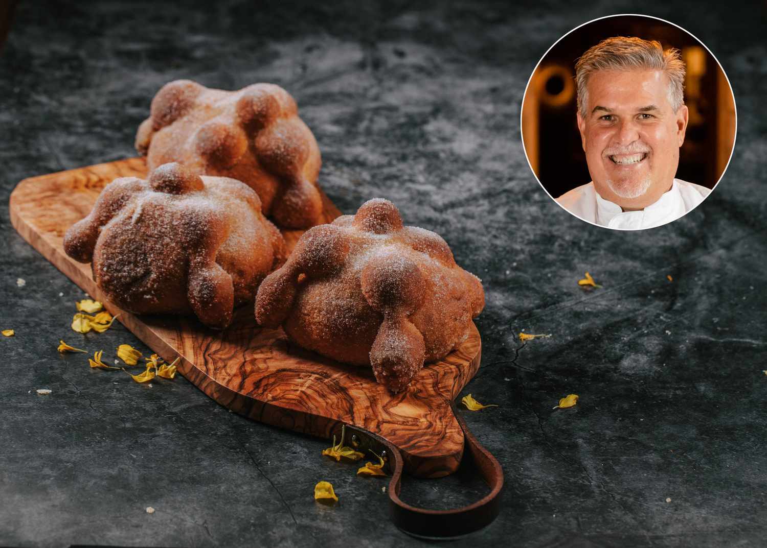Chef Richard Sandoval receta de pan de muerto