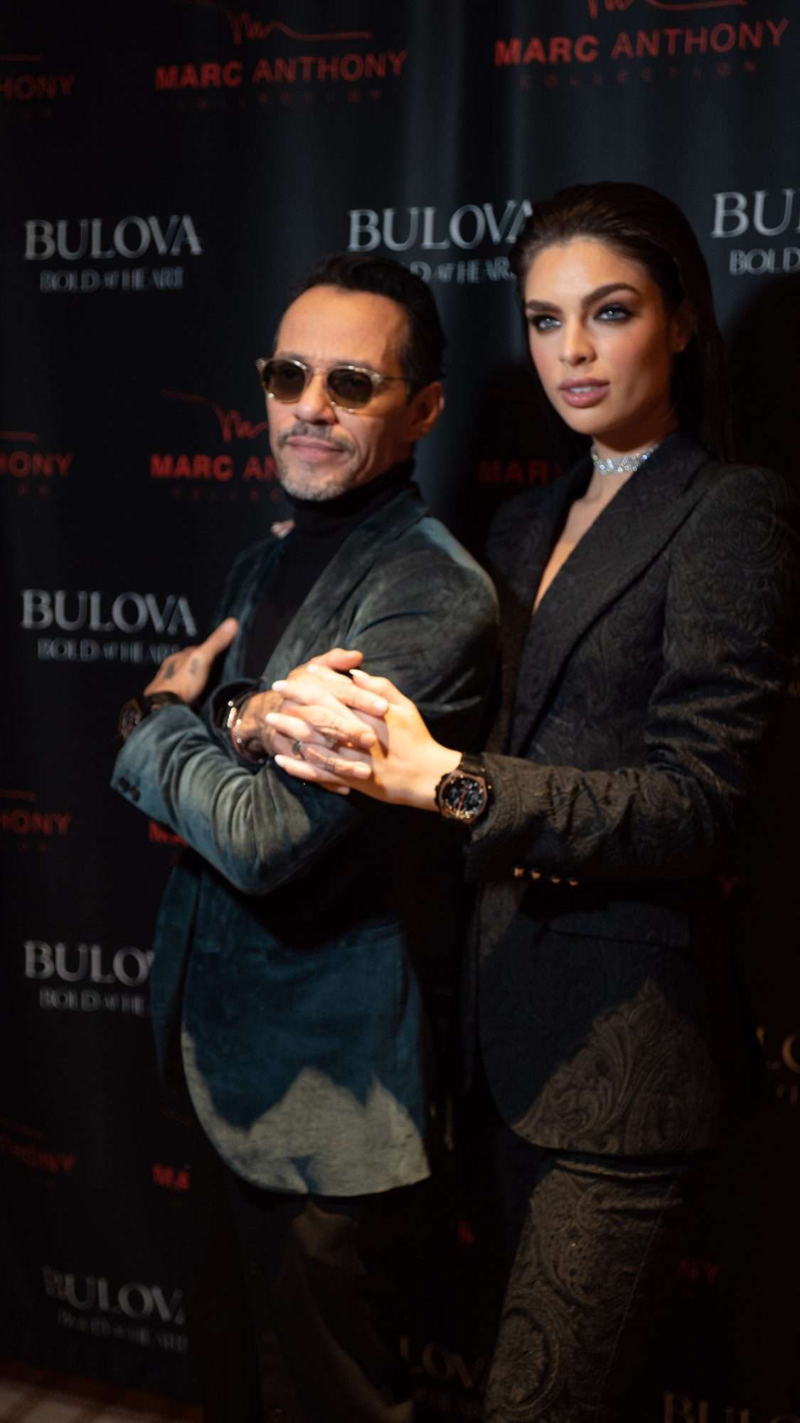 Marc hosted his closest friends last night to preview the collection ahead of the Latin Grammy’s, in addition to the world premiere of the collection’s collaborative “Bold at Heart” campaign with Bulova.