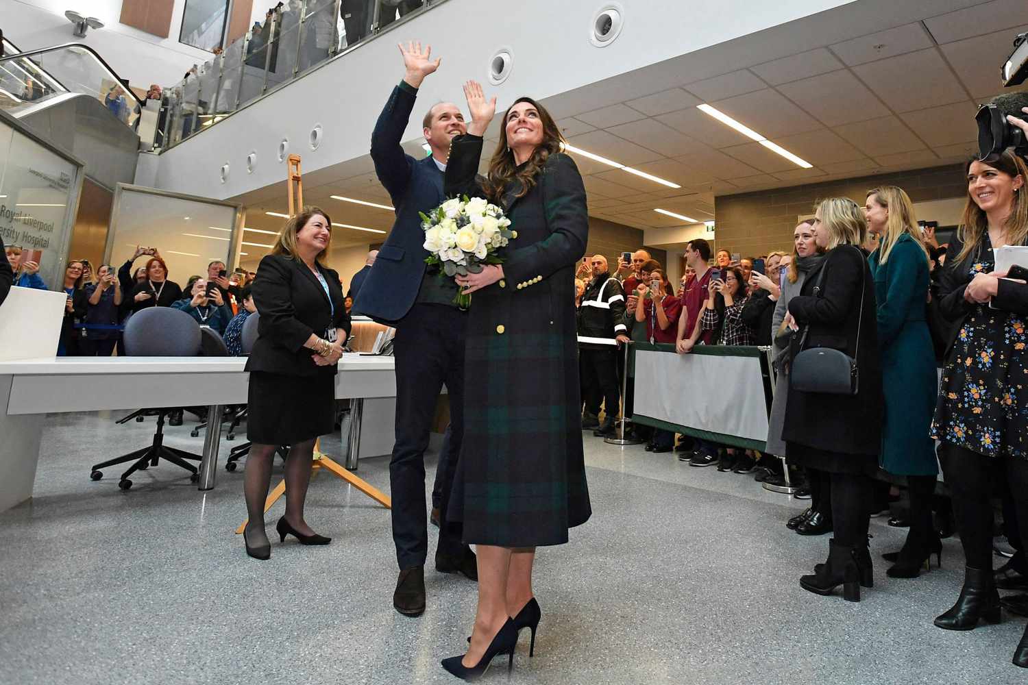Prince William y Kate Middleton Royal Liverpool University Hospital