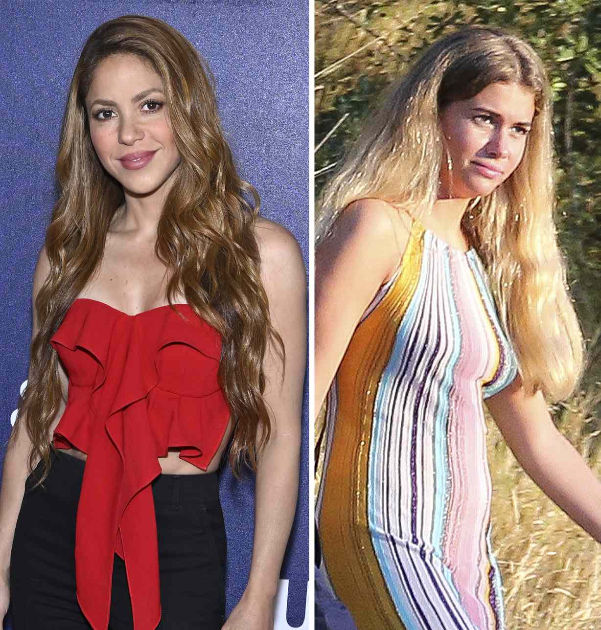 Shakira y Clara Chia