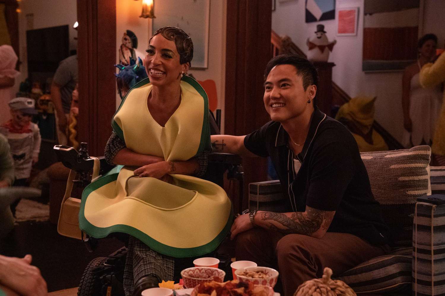 Jillian Mercado as Maribel and Leo Sheng as Micah in THE L WORD: GENERATION Q, "Last To Know"