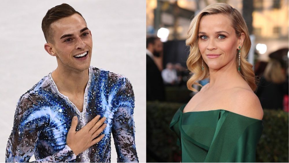 Adam Rippon Reese Witherspoon Olympics