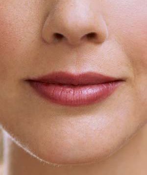 A woman's lips