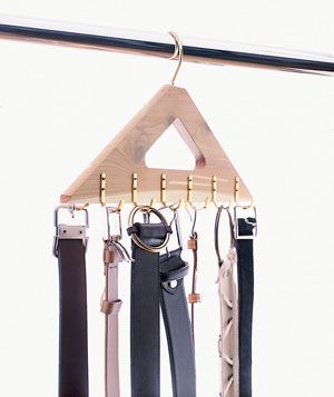 belts on a hanger
