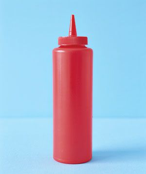 Red ketchup bottle