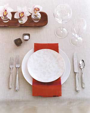 Formal table setting