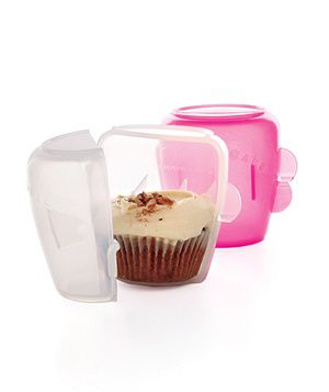 Transport a cupcake in style.
