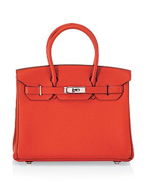 Red designer bag
