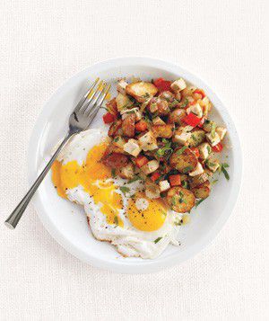 Turkey Hash With Fried Eggs 