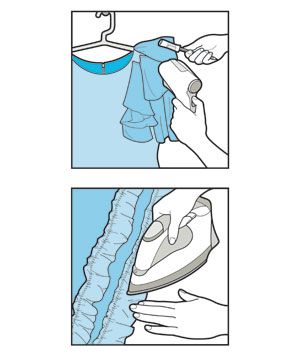 How to Dewrinkle Ruffled Clothing