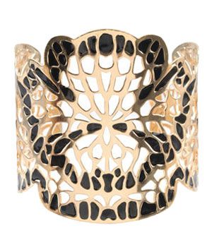 Laser Cut Floral Cuff by Forever 21
