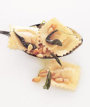 Ravioli With Brown Butter and Sage
