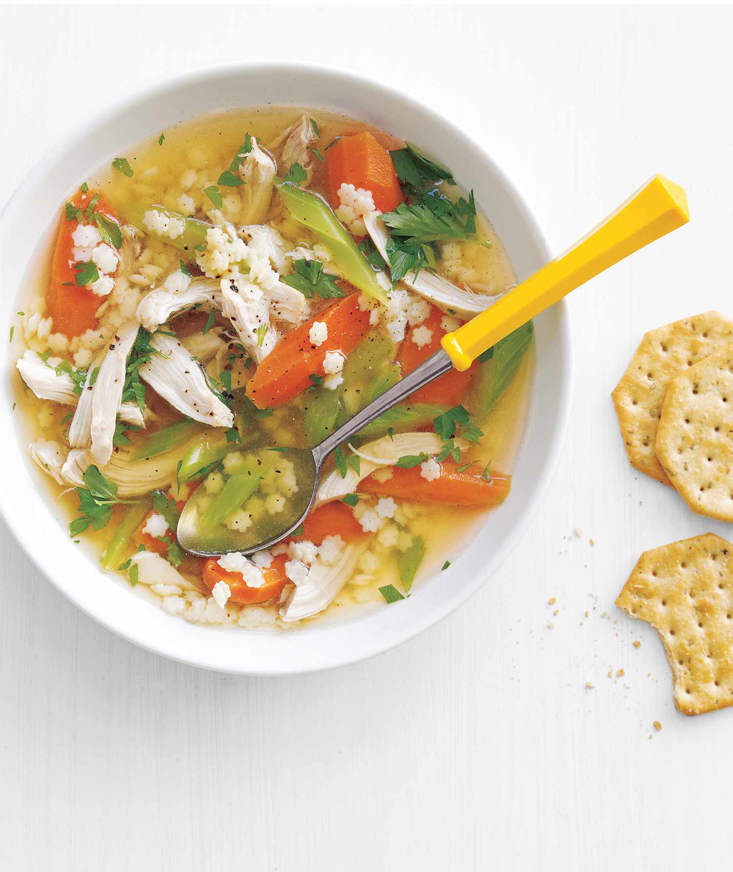 Slow-Cooker Chicken Soup Recipe with Pasta