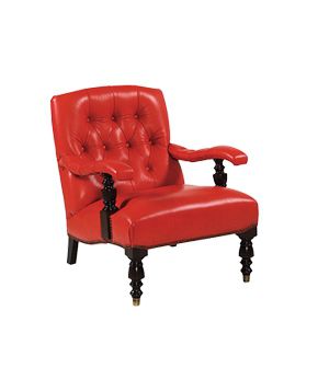 Leather Parlor Chair
