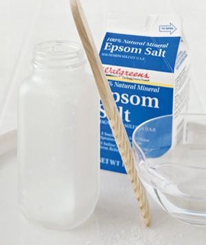 Epsom salt used to degrease hair
