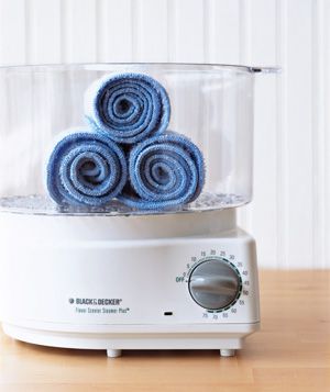 Rice Cooker as Towel Steamer