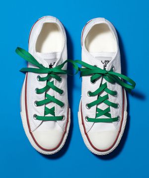 New use: ribbon as shoelaces