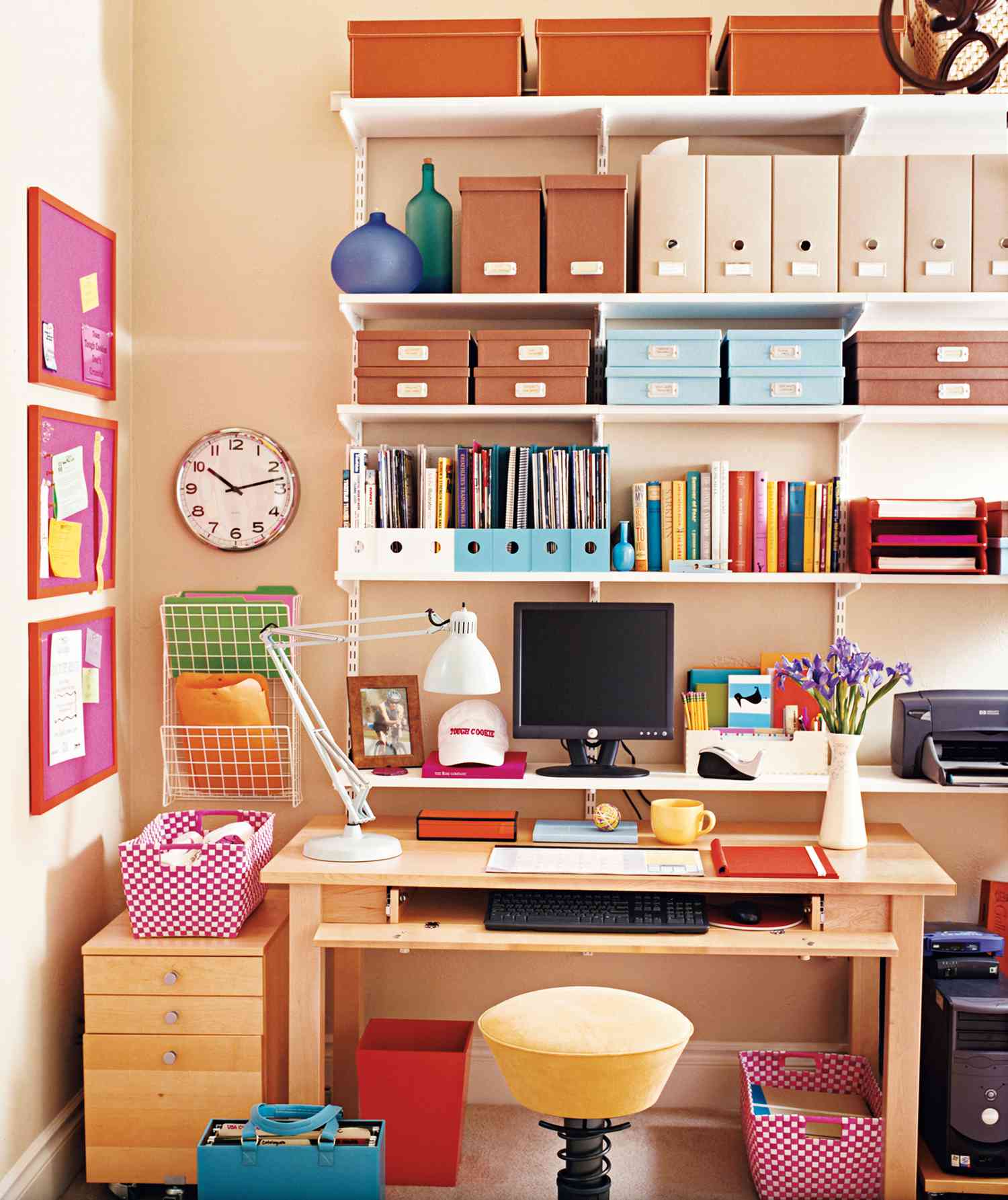 21 Ideas For An Organized Home Office Real Simple,Bedroom Ceiling Fans With Lights And Remote