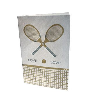 Tennis Love valentine