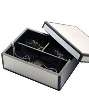 Medium Lacquer Jewelry Box by Pacific Connections