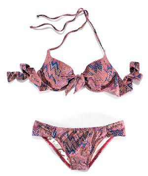 Patterned push-up bikini by South Moon Under