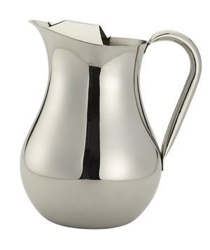 Crate & Barrel Stainless Pitcher