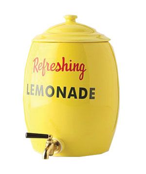 Anthropologie Refreshing Lemonade Urn