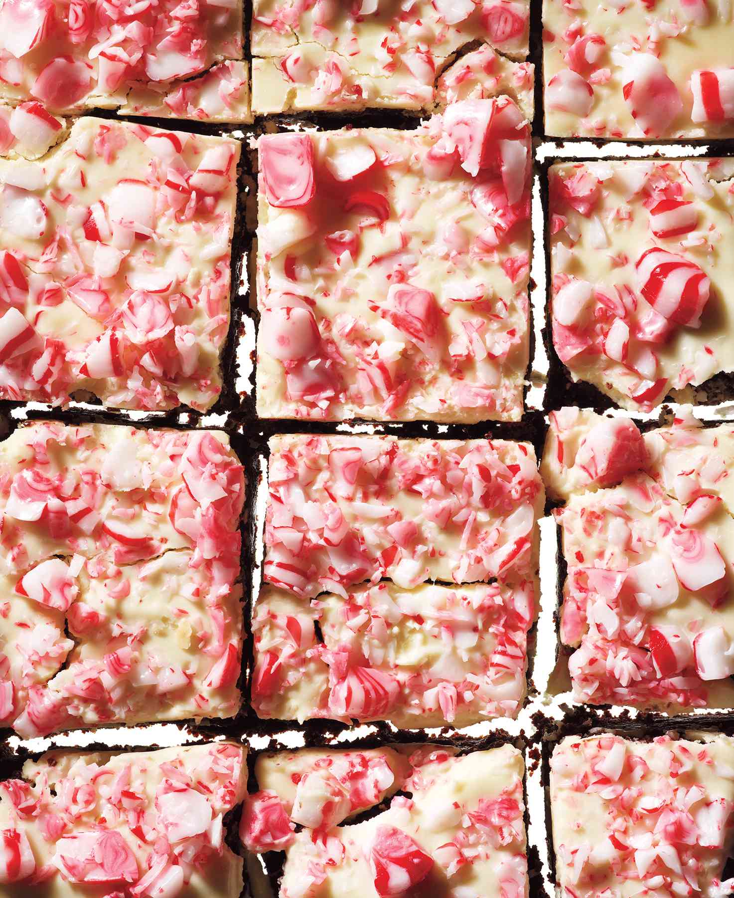 White Chocolate and Peppermint Brownies